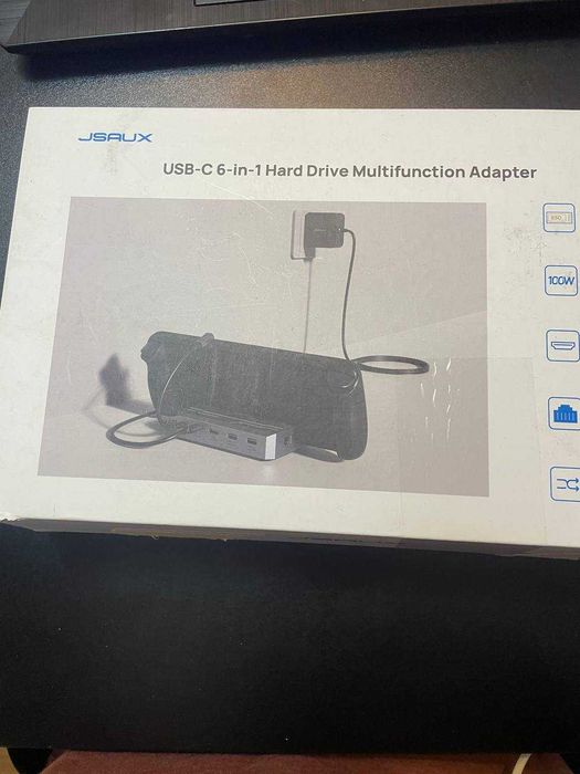 Док-станція JSAUX HB0604 6-в-1 для Steam Deck / ROG Ally