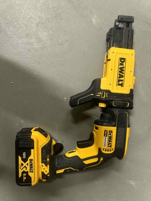 Wkrętarka do regipsów DeWalt DCF620+magazynek dcf6202+Bateria 5.0ah