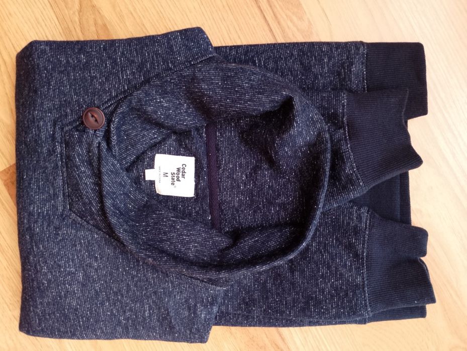 Bluza z kołnierzem, męska rozm S (zdecydowanie)