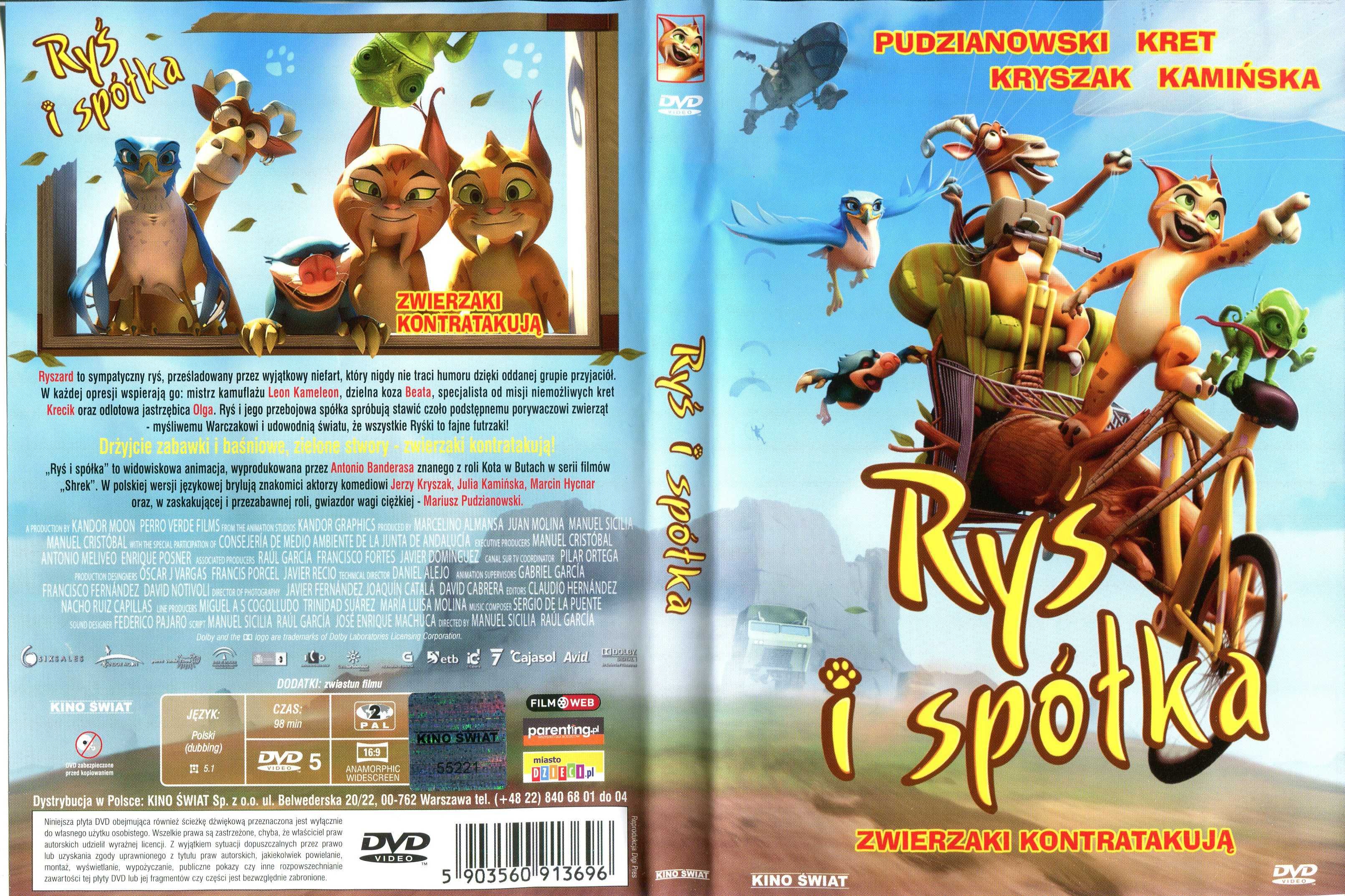 Ryś i spółka dvd