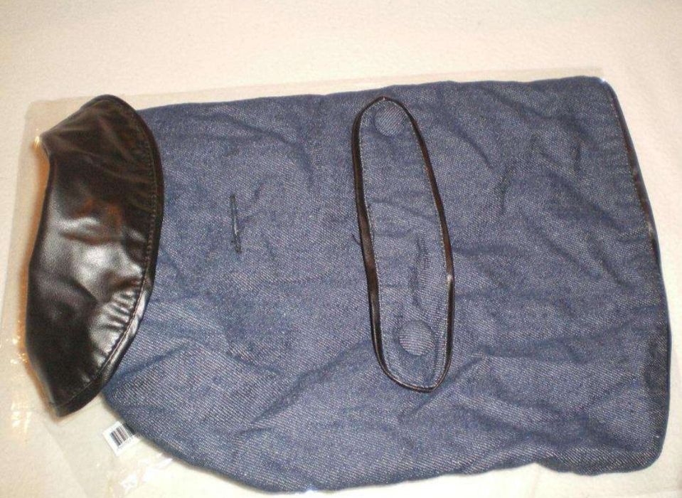 Fato em ganga para pet, tamanho S