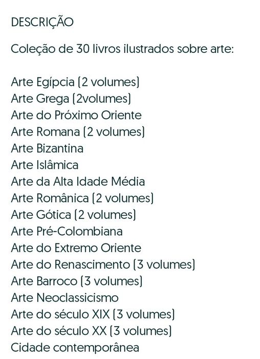 28 livros O melhor da Arte - cada livro 3€ - todos ( 28 ) 50€