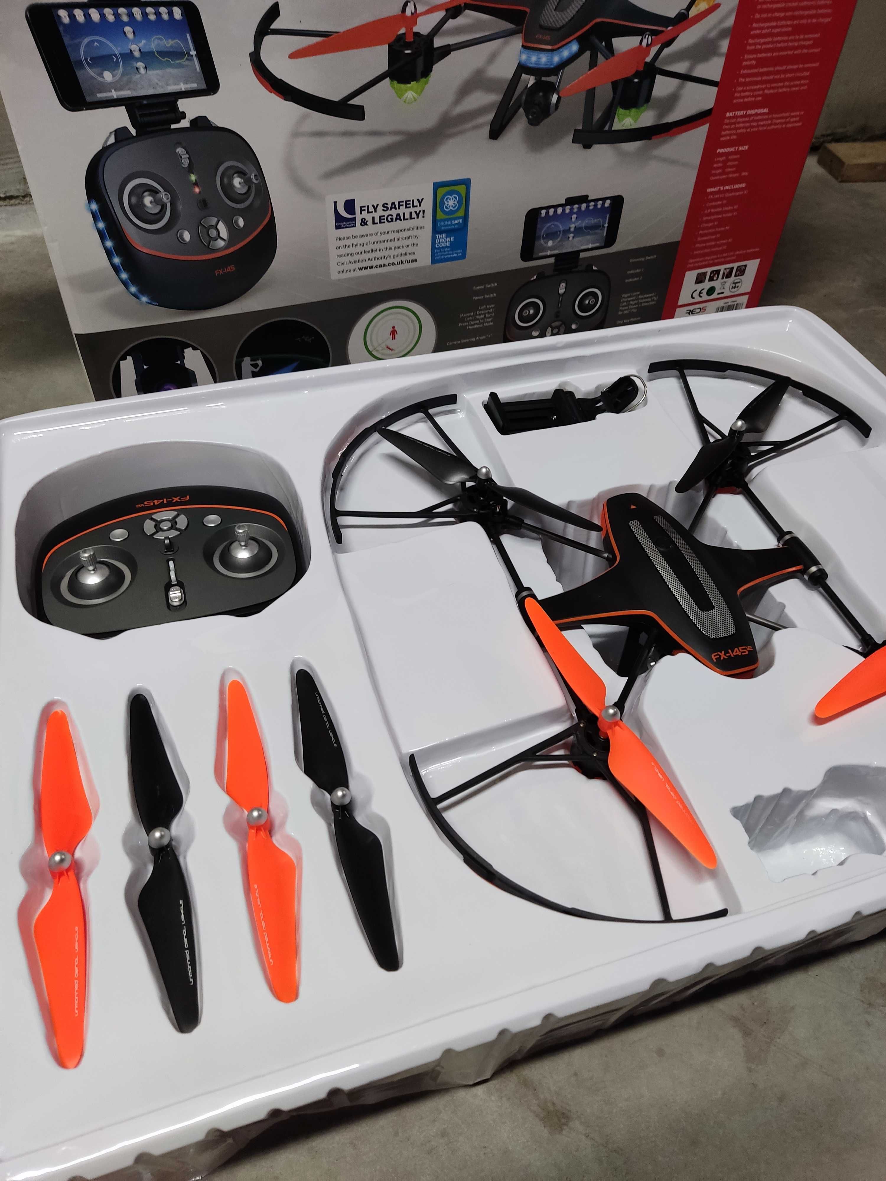 Dron RED5 FX-145 V2 quadcopter 720p HD Camera