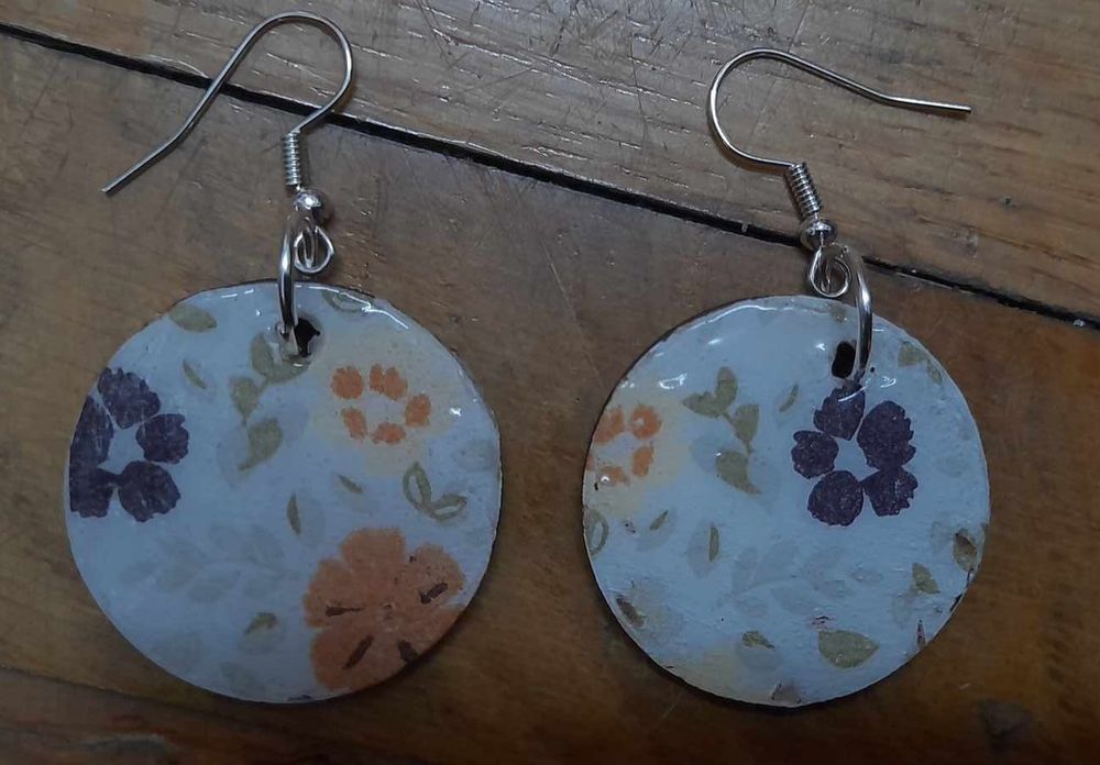 Ręcznie robione kolczyki wiszące