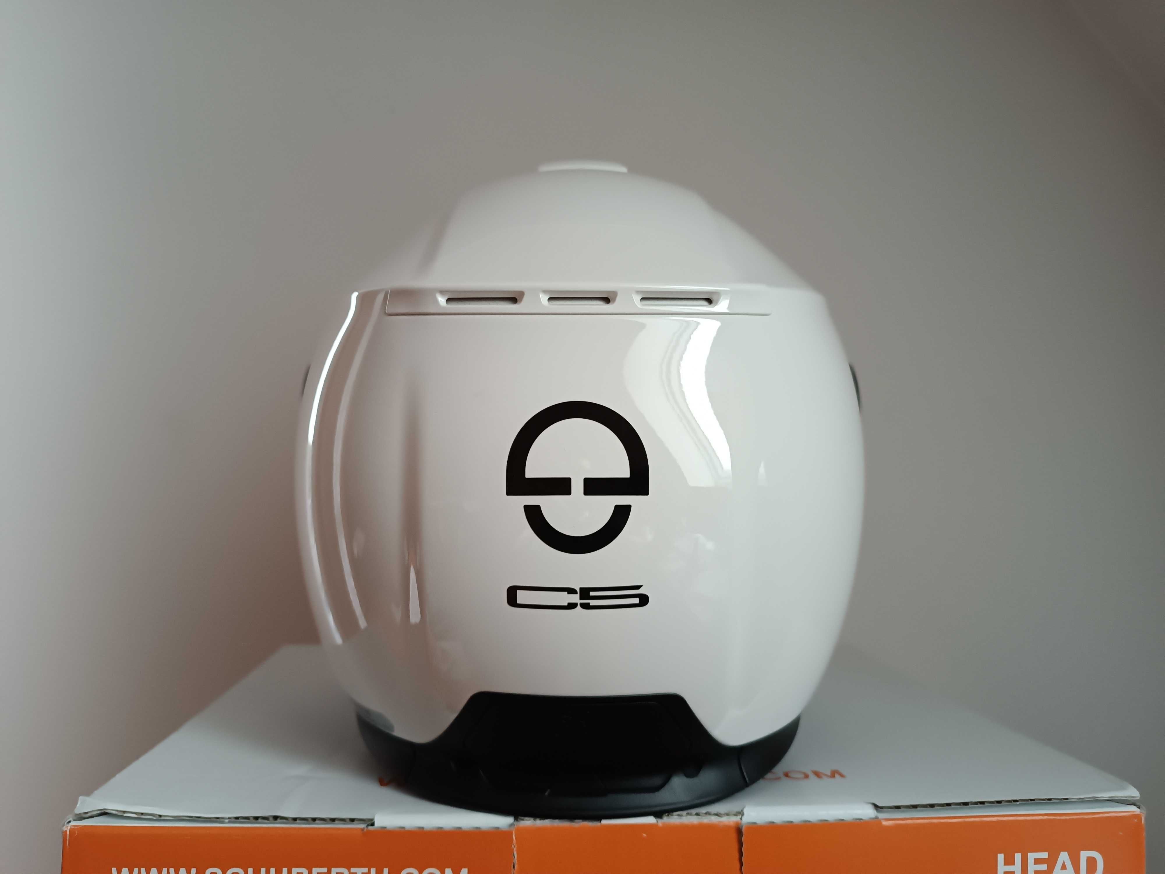 Kask Schuberth C5 glossy white S (nowy)