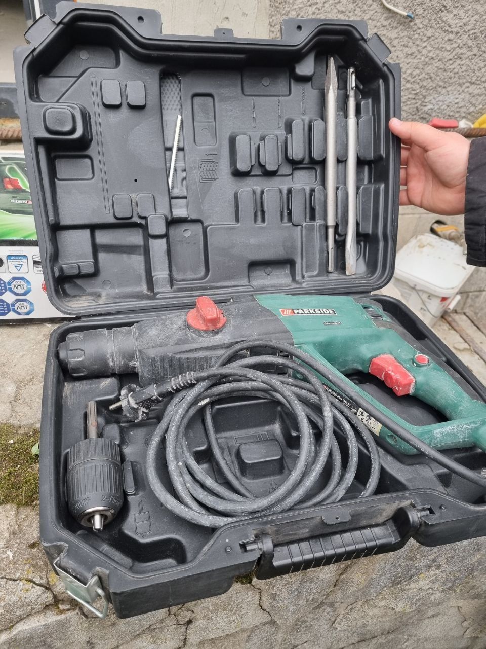 Перфоратор Dnipro-M RH-100q, PARKSIDE PBH 1050 A1
