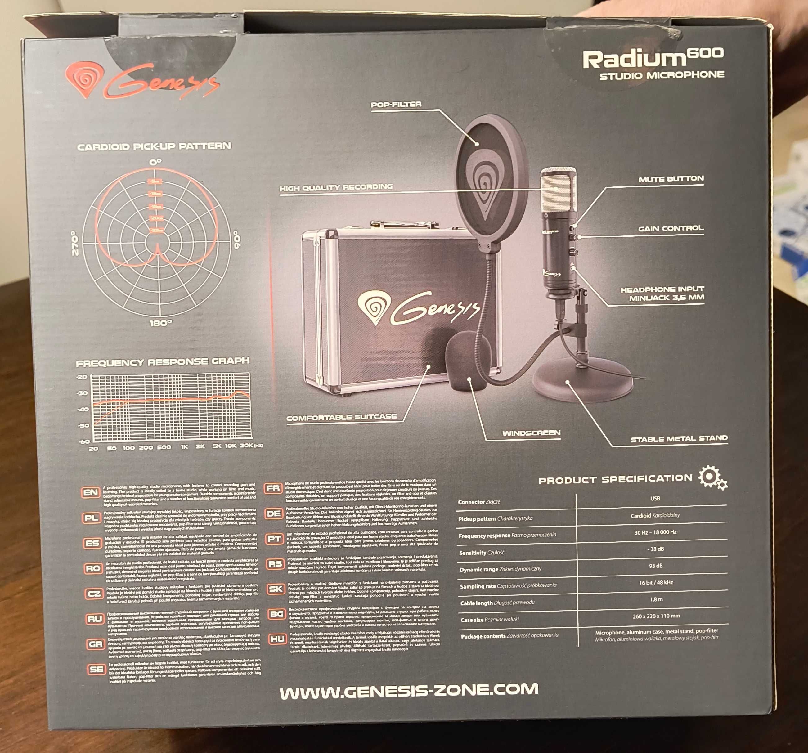 Mikrofon Genesis Radium 600