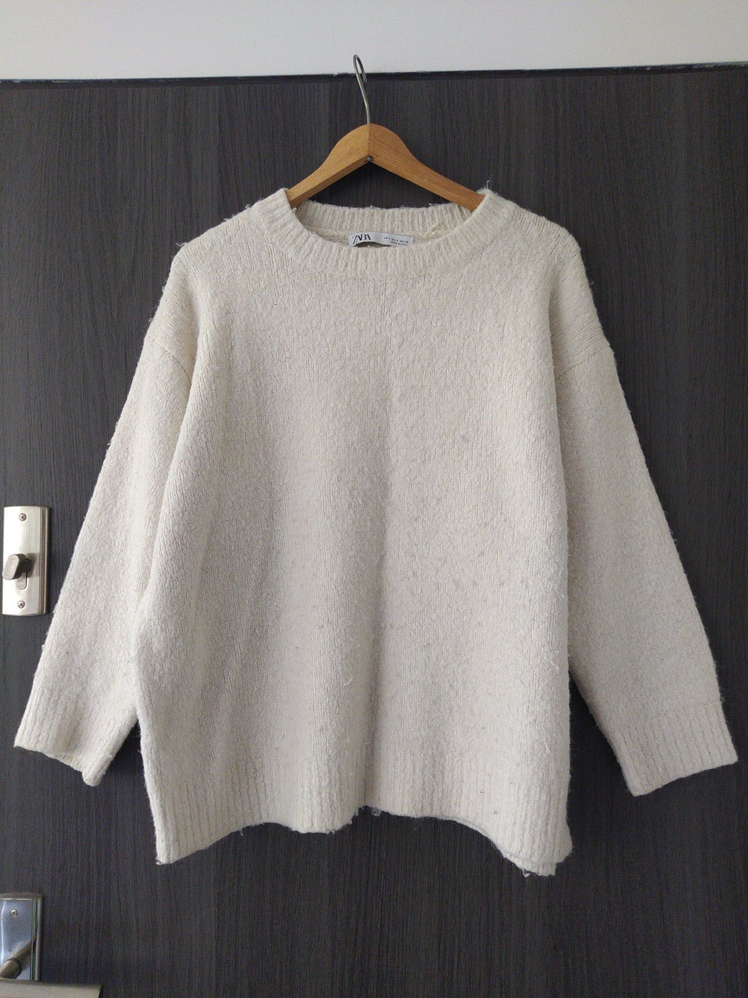 Biały sweter Zara S
