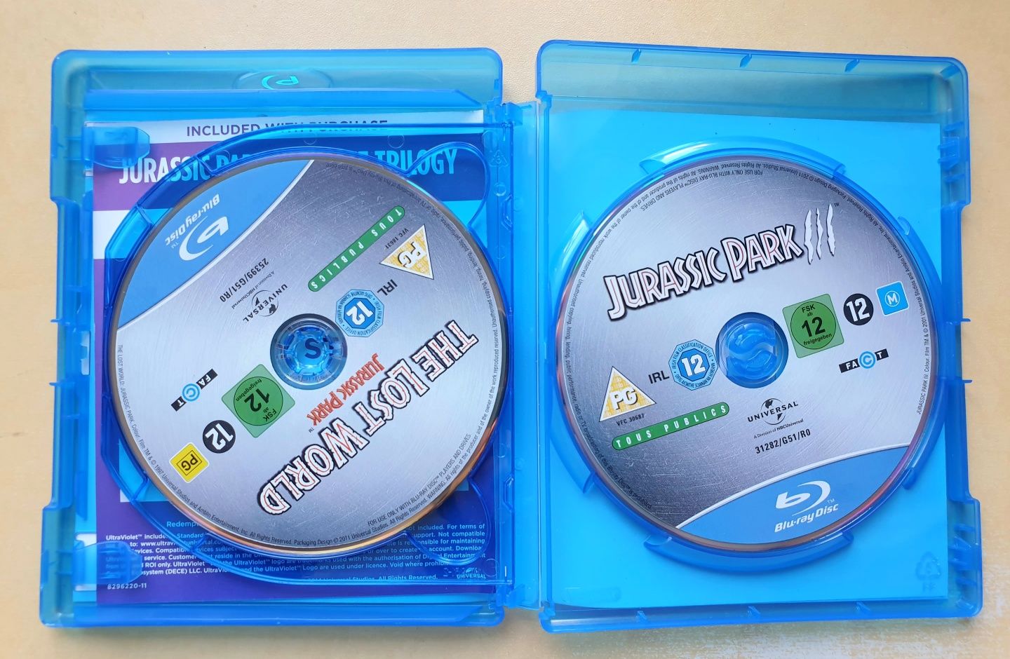 Film Blu Ray DVD jurassic park world ultimate collection park jurajsk
