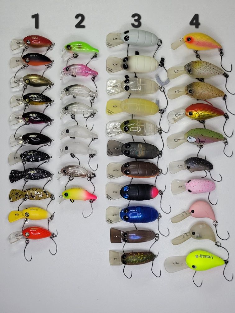 Малюки ...Timon, ZipBaits , Daiwa,  Shimano