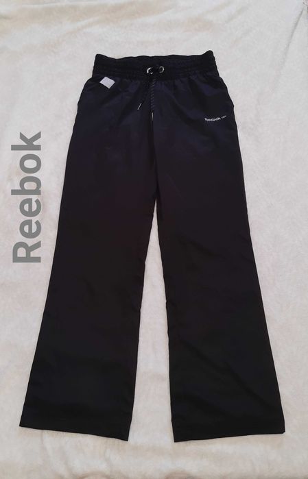 Спортивні штани палаццо Reebok, низька посадка,спортивные штаны прямые