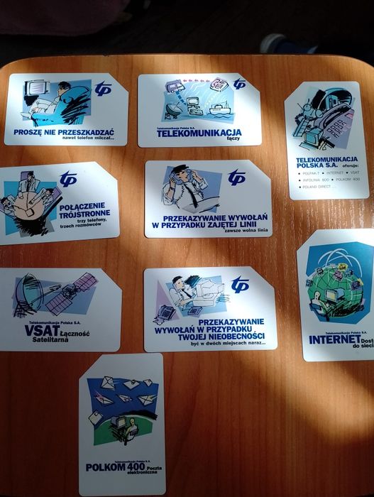 Zestaw kart telefonicznych TP