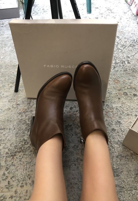 Чоботи Fabio Rusconi в класному шоколадному кольорі