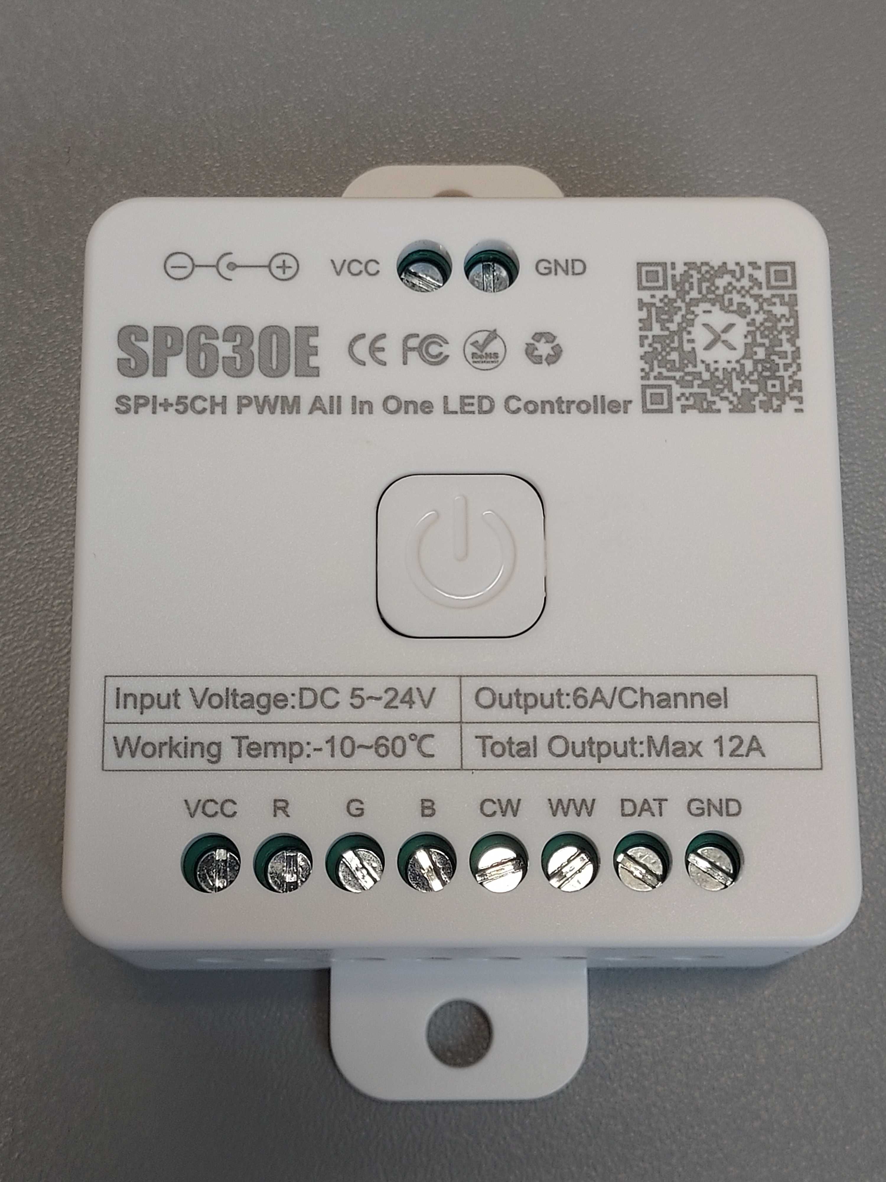 Kontroler Taśma LED SPERLL SP630E SPI+PWM 12w1 BanlanX 5–24V