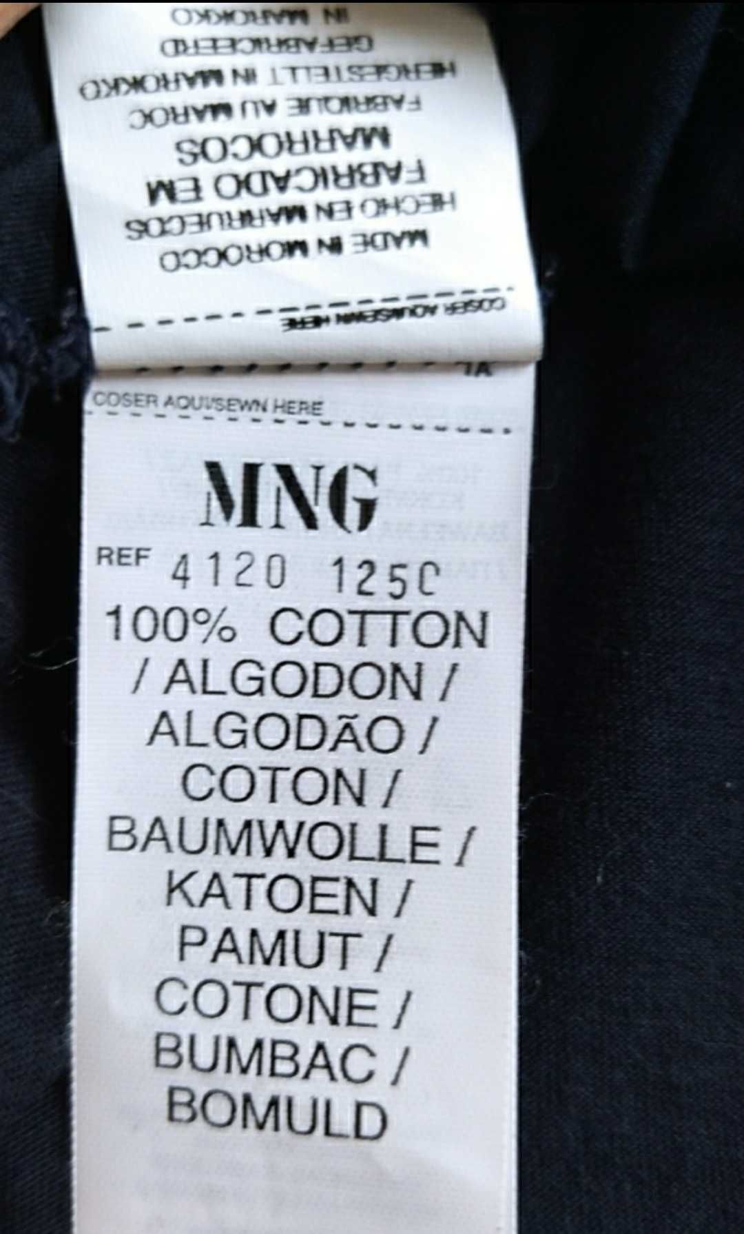 Bluzka granatowa 100% Cotton Bawełna