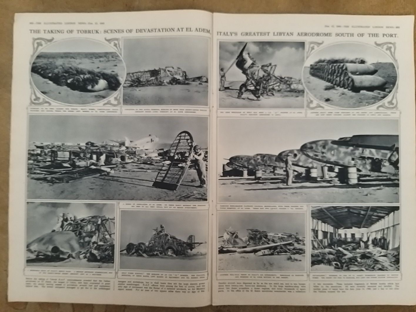 Revistas inglesas dos anos 1941, 1942 e 1943 sobre a 2° Guerra Mundial