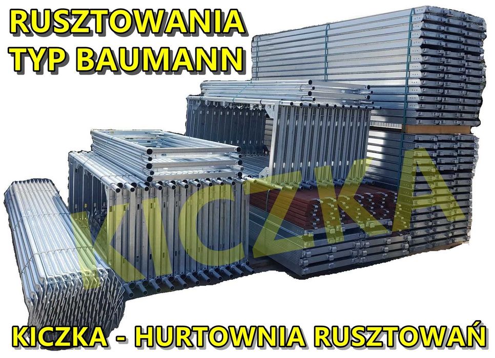 RUSZTOWANIA Systemowe Typ PLETAK Baumann RUSZTOWANIE 356m2 - Hurtownia