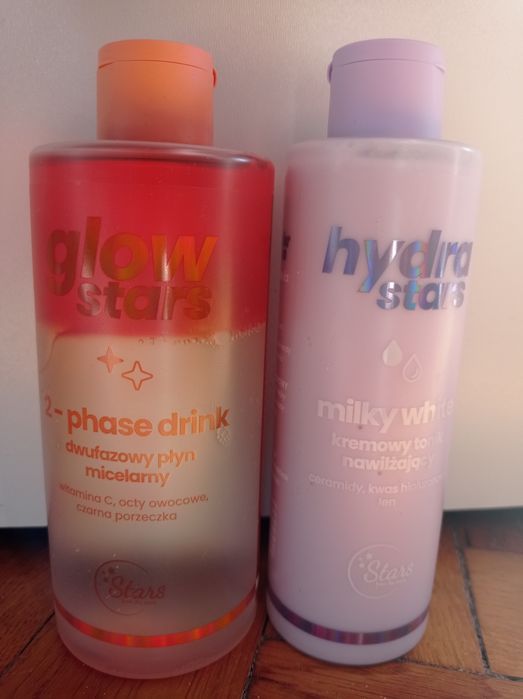 Płyn micelarny + tonik nawilżający Stars