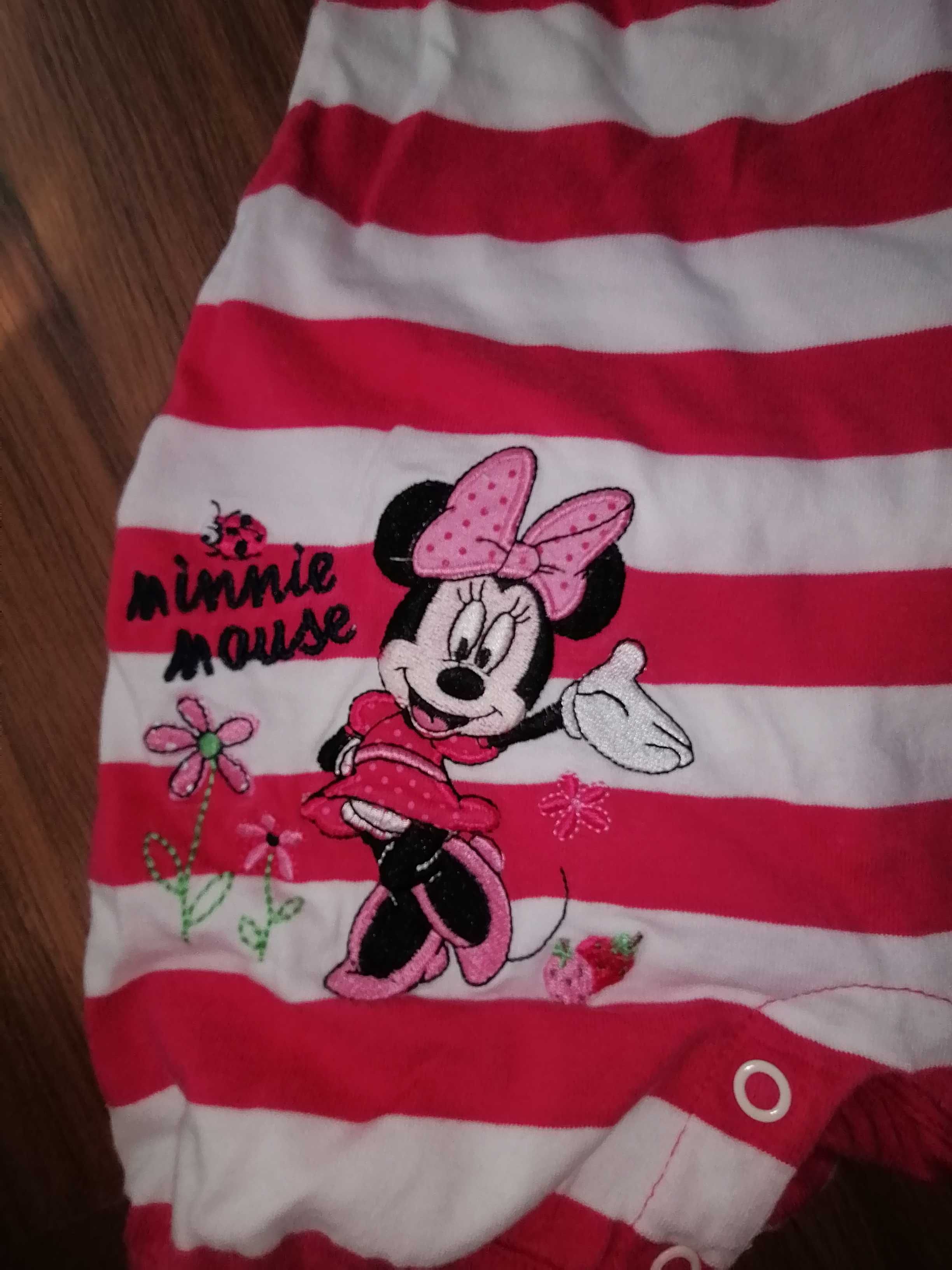 Uroczy rampers z Minnie dla dziewczynki r. 3-6 miesięcy