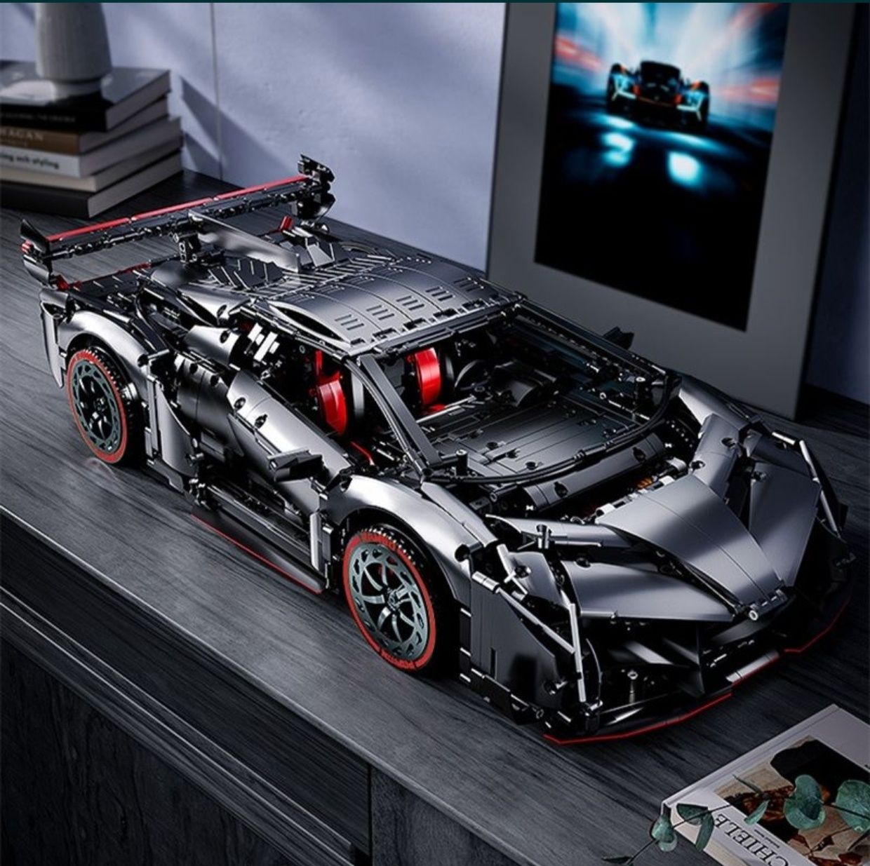 Конструктор Lamborghini Veneno 3711 деталей