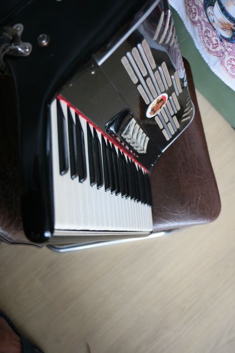 Akordeon włoski Calvi Parma 120bas, 4chóry +musette