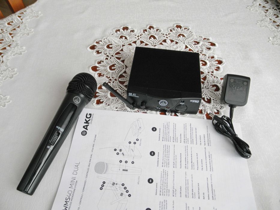 Mikrofon bezprzewodowy AKG WMS 40 MINI Vocal Set. IDEAŁ .