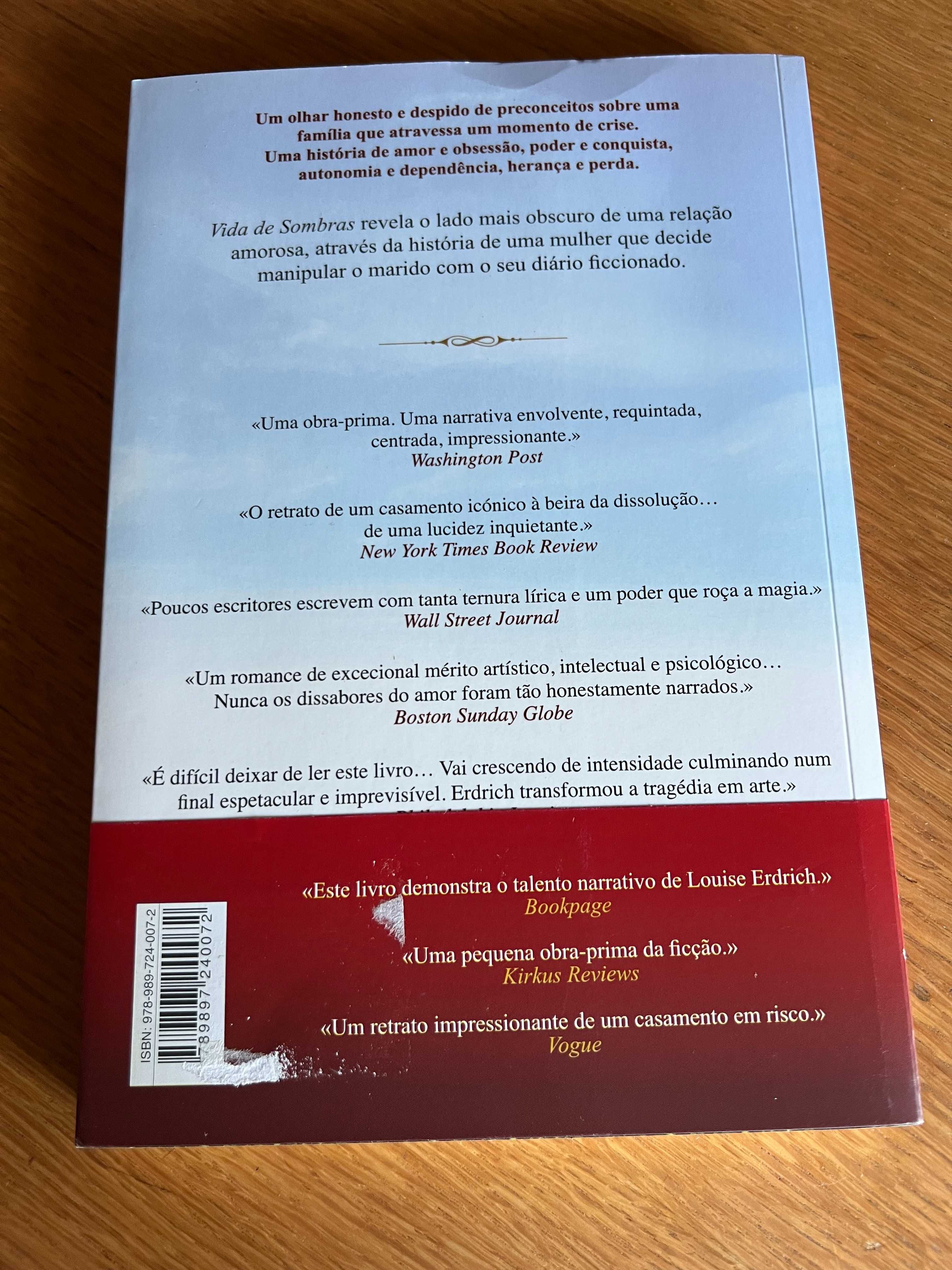 VIDA DE SOMBRAS    Louise Erdrich