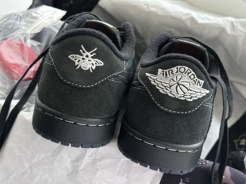 Кросівки Nike Air Jordan 1 Retro Low OG SP Travis Scott Black Phantom