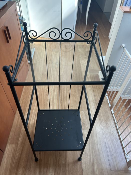 estante para casa preta