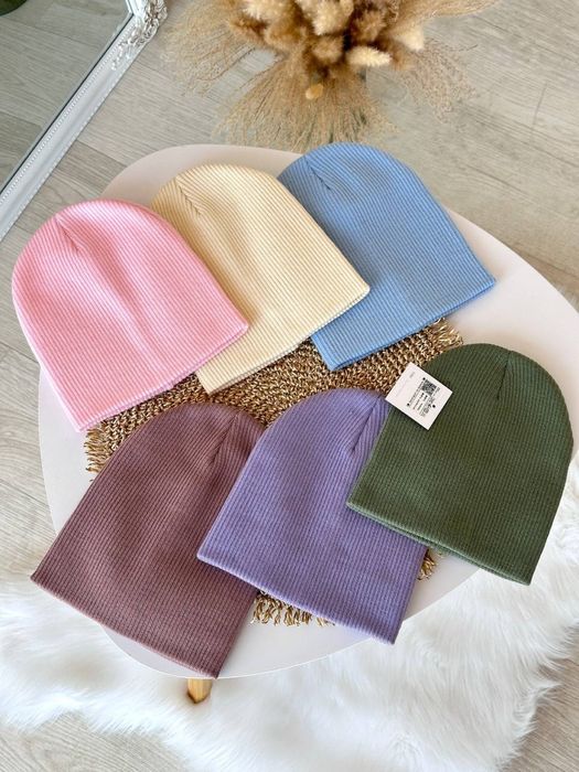 Шапка женская мужская без отворота/шапка жіноча чоловіча -роздріб, опт