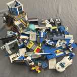 Klocki lego miks kg mix oryginalne mieszane 1,5 kg policja city