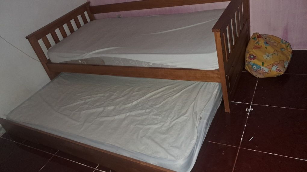 Cama beliche com pouca altura