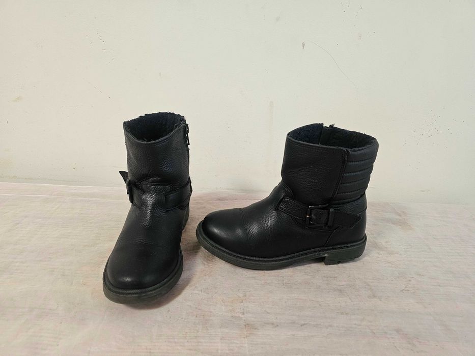 Buty zimowe skórzane Zara rozmiar 32 wkładka 21 cm
