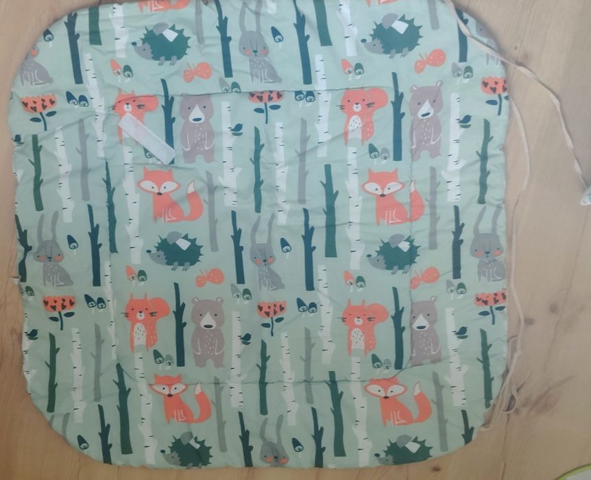 Becik otulacz rożek niemowlęcy zestaw