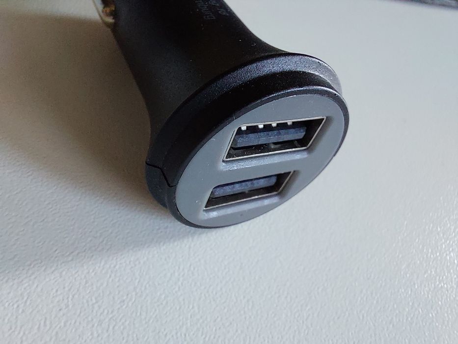 Samochodowa ładowarka USB,  15 W, 3,1 A, dwa gniazda USB