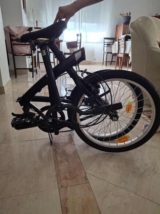 Bicicleta dobrável BTWIN Fold 100 como nova