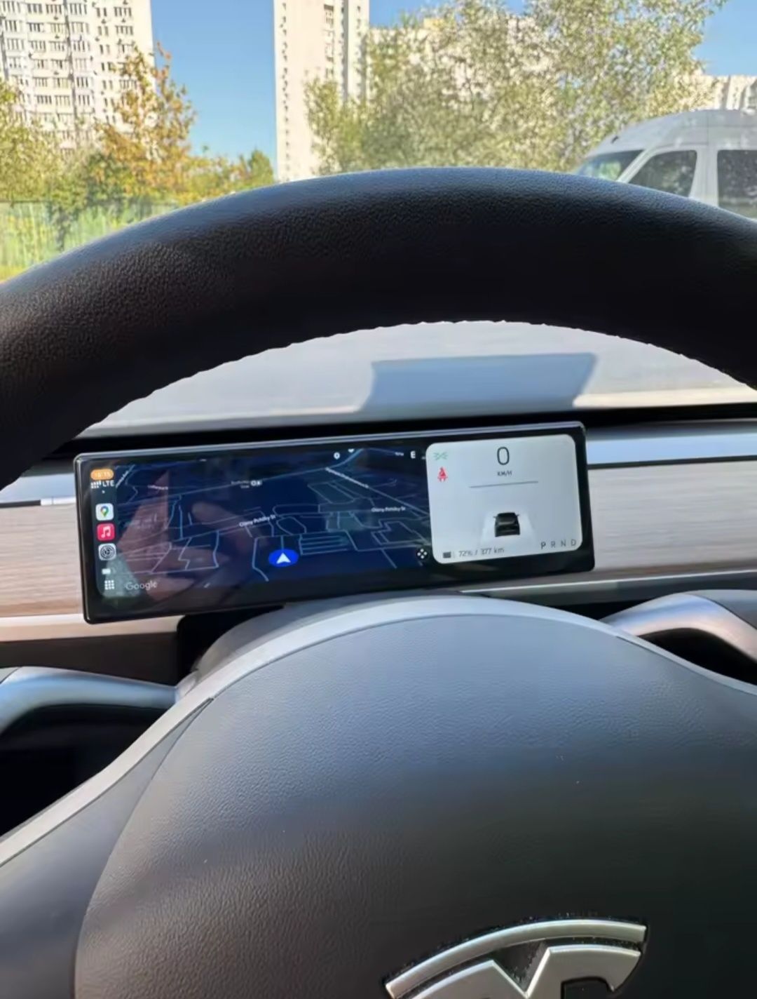 Smart LCD display Tesla