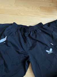 dresy spodnie XS czarne butterfly tenis stołowy