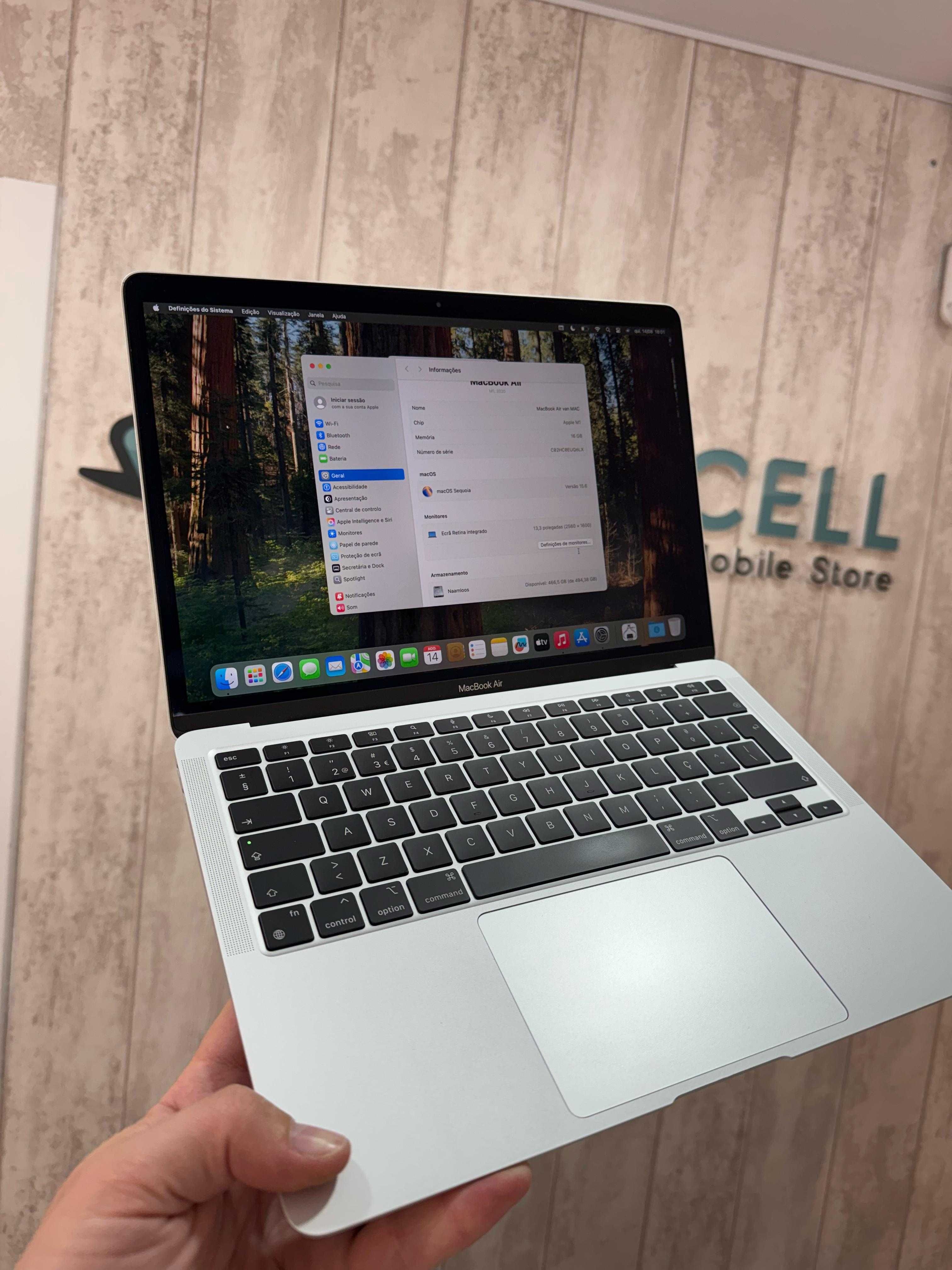 MACBOOK AIR M1 - 16/512GB-LIGEIRAS MARCAS DE USO- 24 meses de garantia