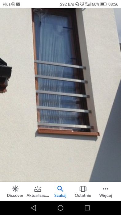 Barierka francuska , balkon francuski aluminiowy