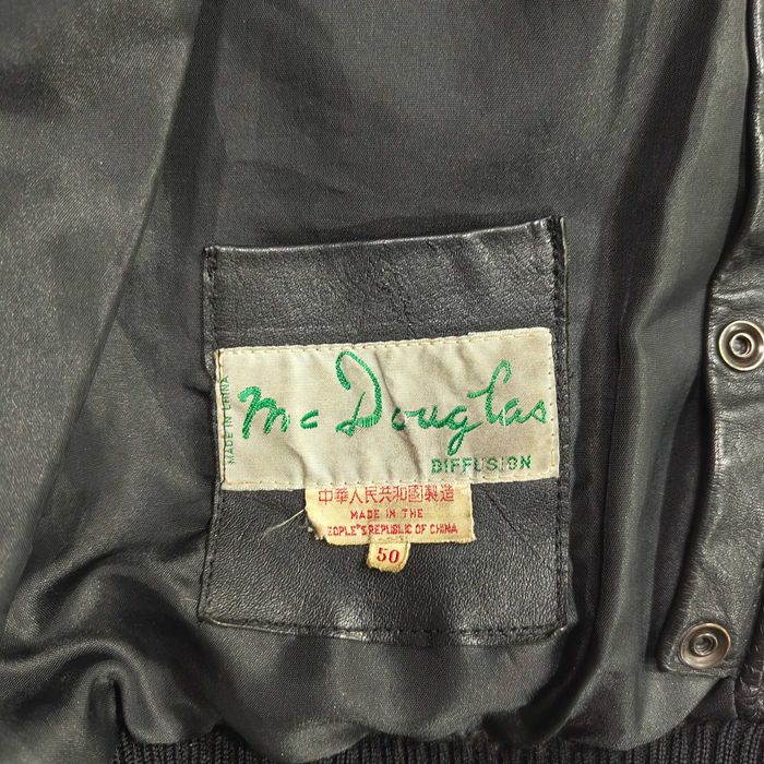 Бомбер-пілот з натуральної шкіри Mc Douglas Diffusion, розмір 50