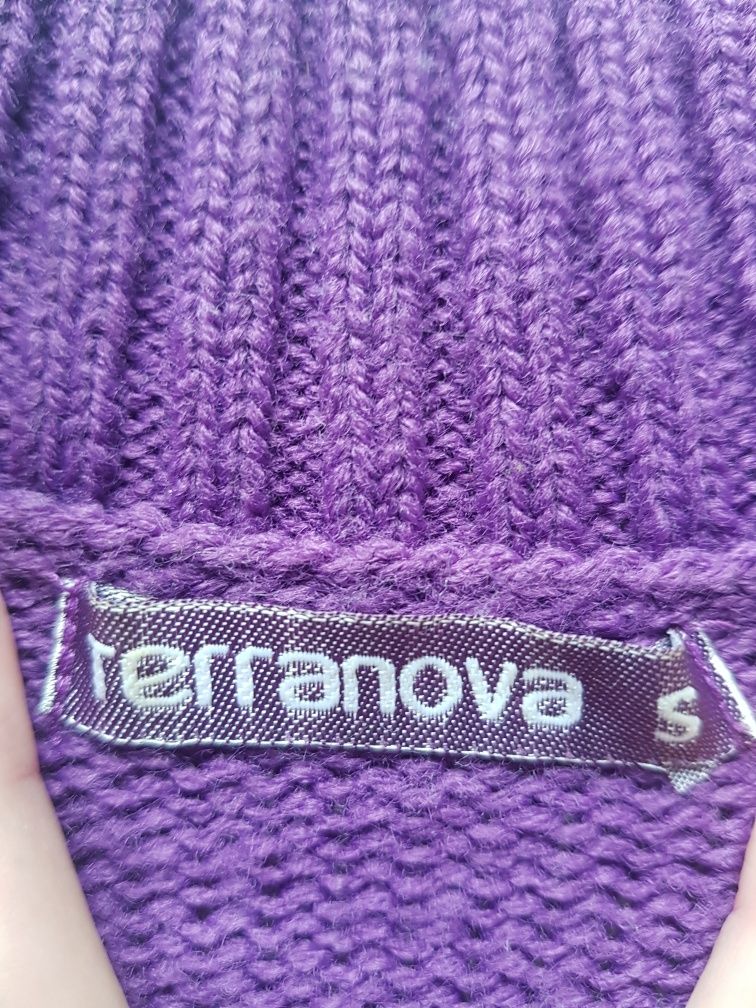 Fioletowy sweter, Terranova, rozmiar S