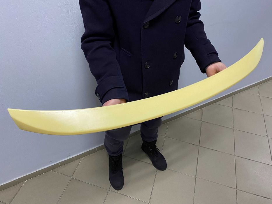 Спойлер під фарбування Hyundai Accent 2010-2017 / ABS ПЛАСТИК