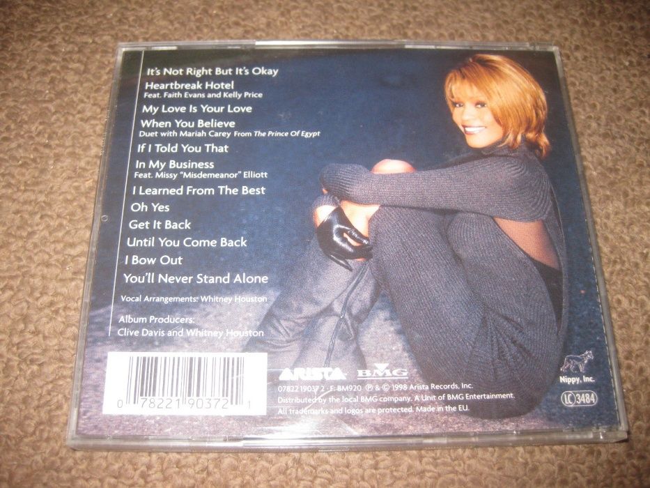 CD da Whitney Houston "My Love is Your Love" Portes Grátis