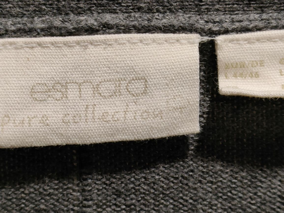 Szary kardigan sweter ciążowy Esmara r. 44 100% biobawełna