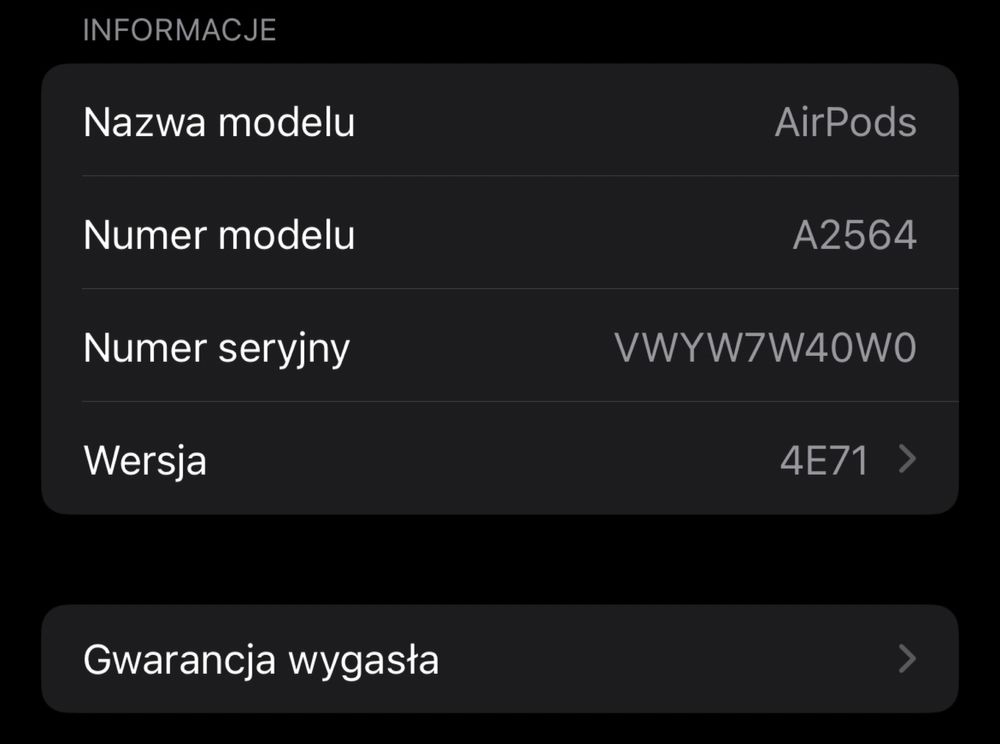 Airpods 3 uszkodzone+ etui