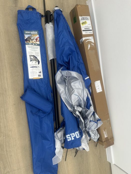 Sport Brella parasol parawan turystyczny 2,4m przeciwsłoneczny (nowy)