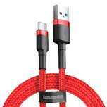 Kabel Baseus Cafule USB-A / USB-C QC 3.0/3A 1 m - czerwony