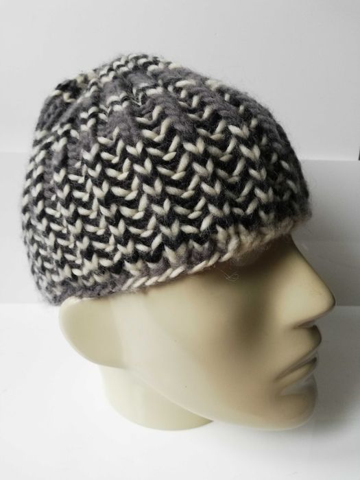 czapka męska hand made