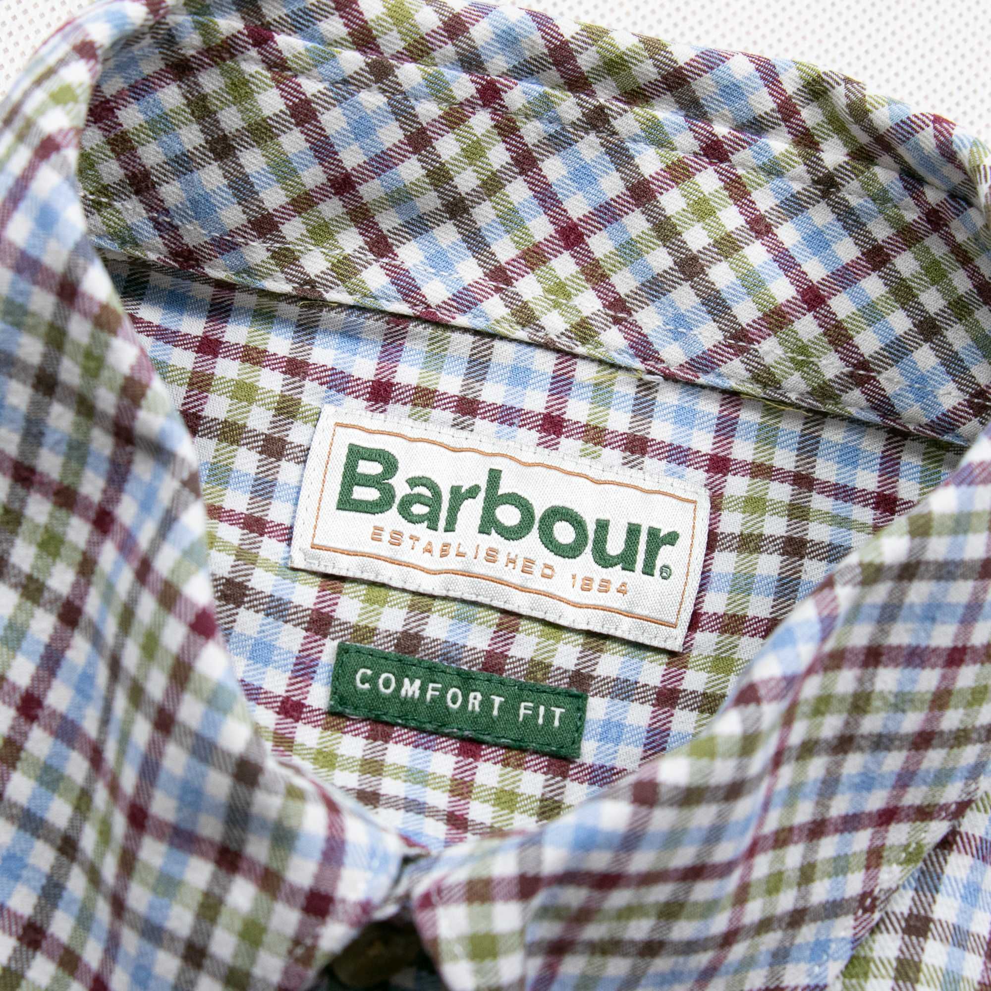 Barbour comfort fit koszula w kratkę L